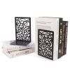 Elevate Your Home Library with These Stylish Black Infinite Leaves Bookends!