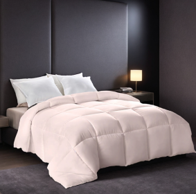 Oversized Plump Thick Duvet - Pink Enhanced Warmth With Skin-friendly Comfort. Perfect For Cozy Bedrooms & Luxury Hotels. Machine Washable. Ideal (Option: defaulttitle)