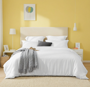 White & Pink Oversized Duvet Cover Set 3-piece Set Includes 1 Duvet Cover & 2 Pillowcases. Made Of Premium Breathable Polyester Fiber, Suitable F (Option: defaulttitle)