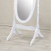 Traditional Queen Anna Style Floor Cheval Mirror